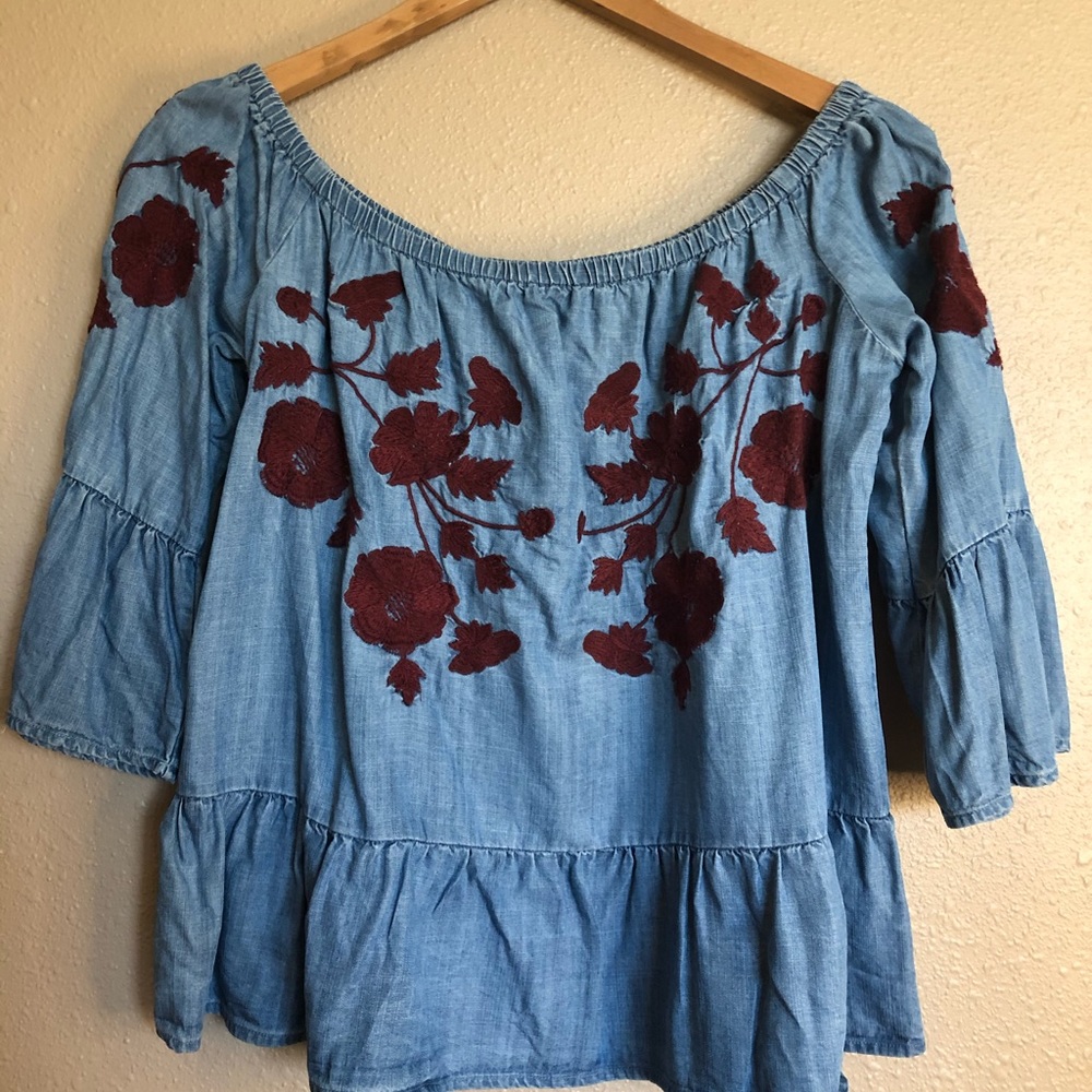 Embroidered Top